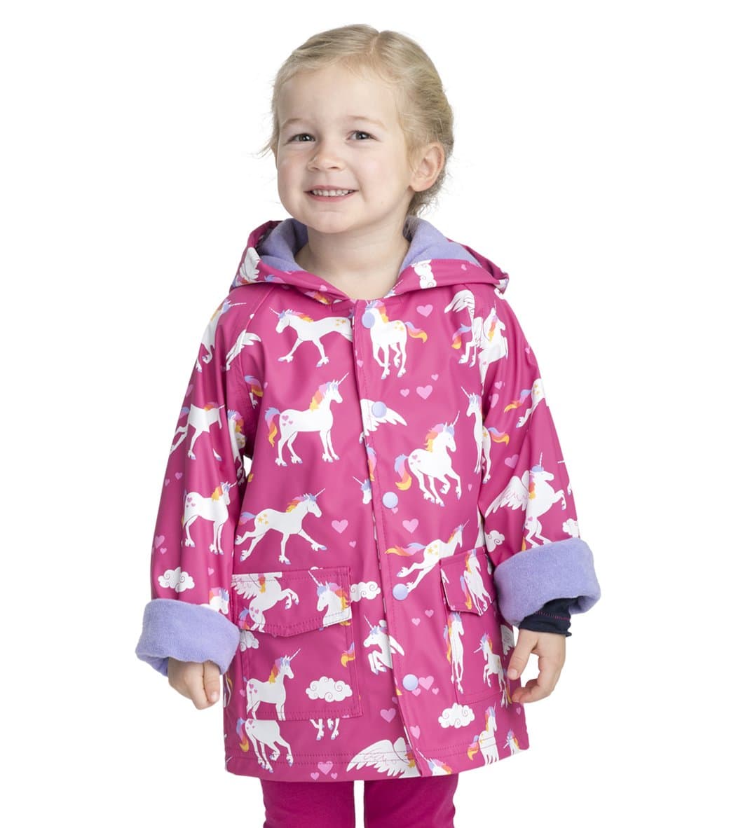 Hatley Girl's Printed Raincoat Raincoat — view 2