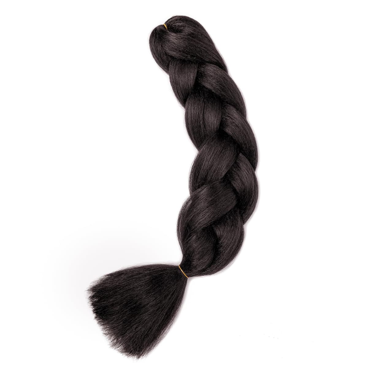 Gairyan Extensiones de Pelo Trenzas Africanas 1 Paquete 24" Pelo Sintetico Para Trenzas Natural Crochet Braiding Hair (Marrón Oscuro) — view 5