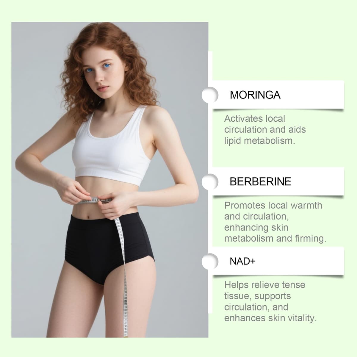 Moringa 10 in 1 Slimming Patches, Moringa Advanced Microneedle Patch 10 in 1, Berberine for Slimming, Professional Metabalance Patch for Men and Women (3pcs) — view 9