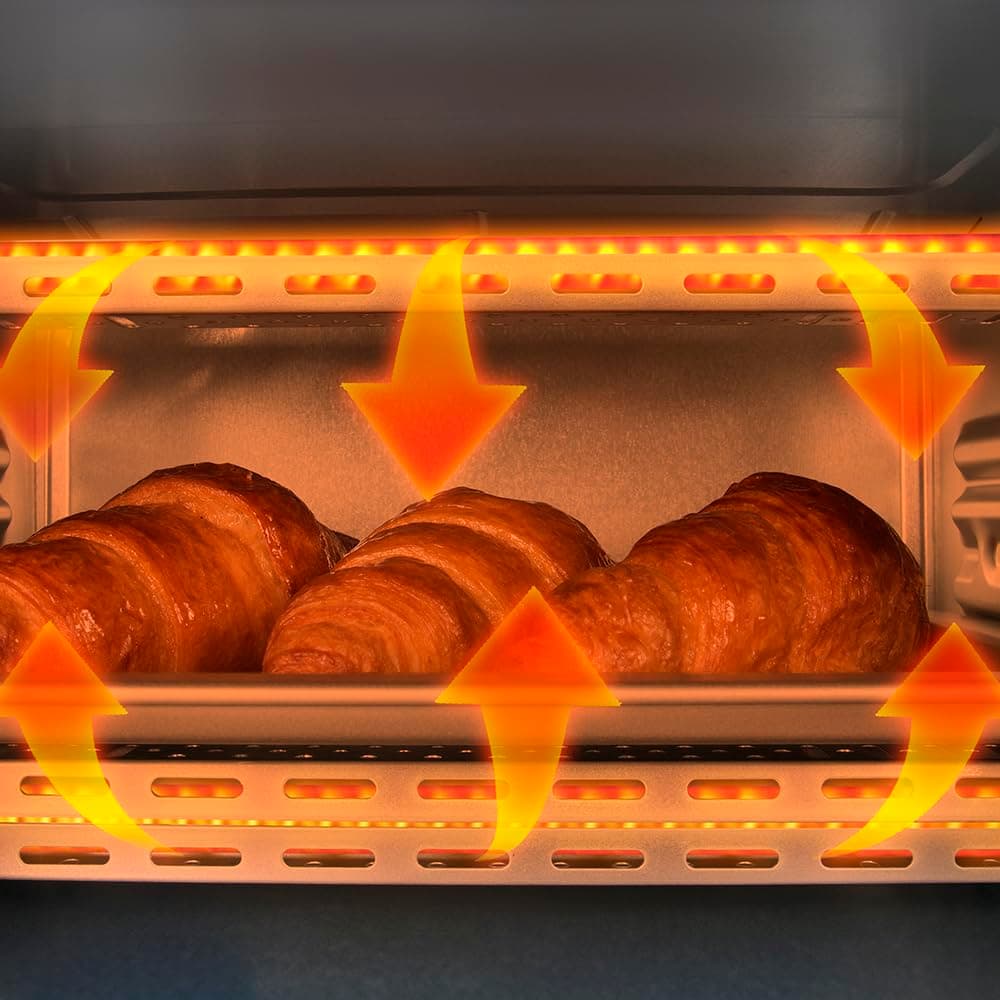 Cecotec Horno de sobremesa Bake&Toast 1090 White, 10 L, 1000 W, Temporizador 60min, Temperatura regulable hasta 230ºC, Bandeja para hornear, parrilla y pinzas. — view 10
