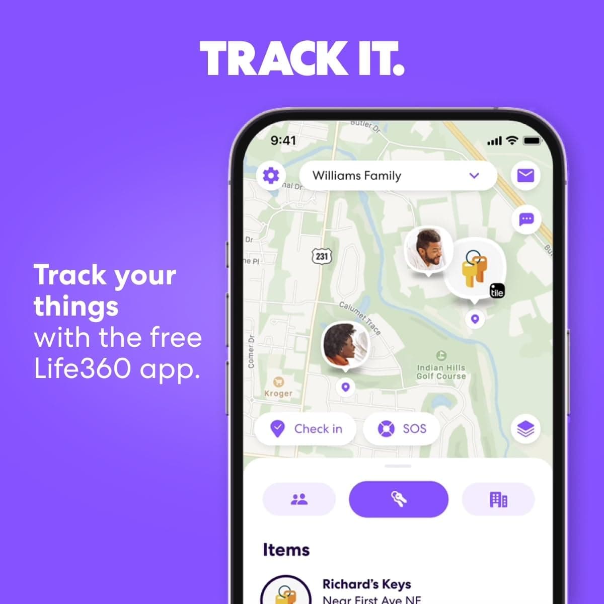 Tile by Life360 Starter Pack - Bluetooth Trackers and Item Finders for Keys, Wallets and More, Both iOS and Android Compatible, Phone Finder, Pack of 2 (Black Mate/Slim) — view 5