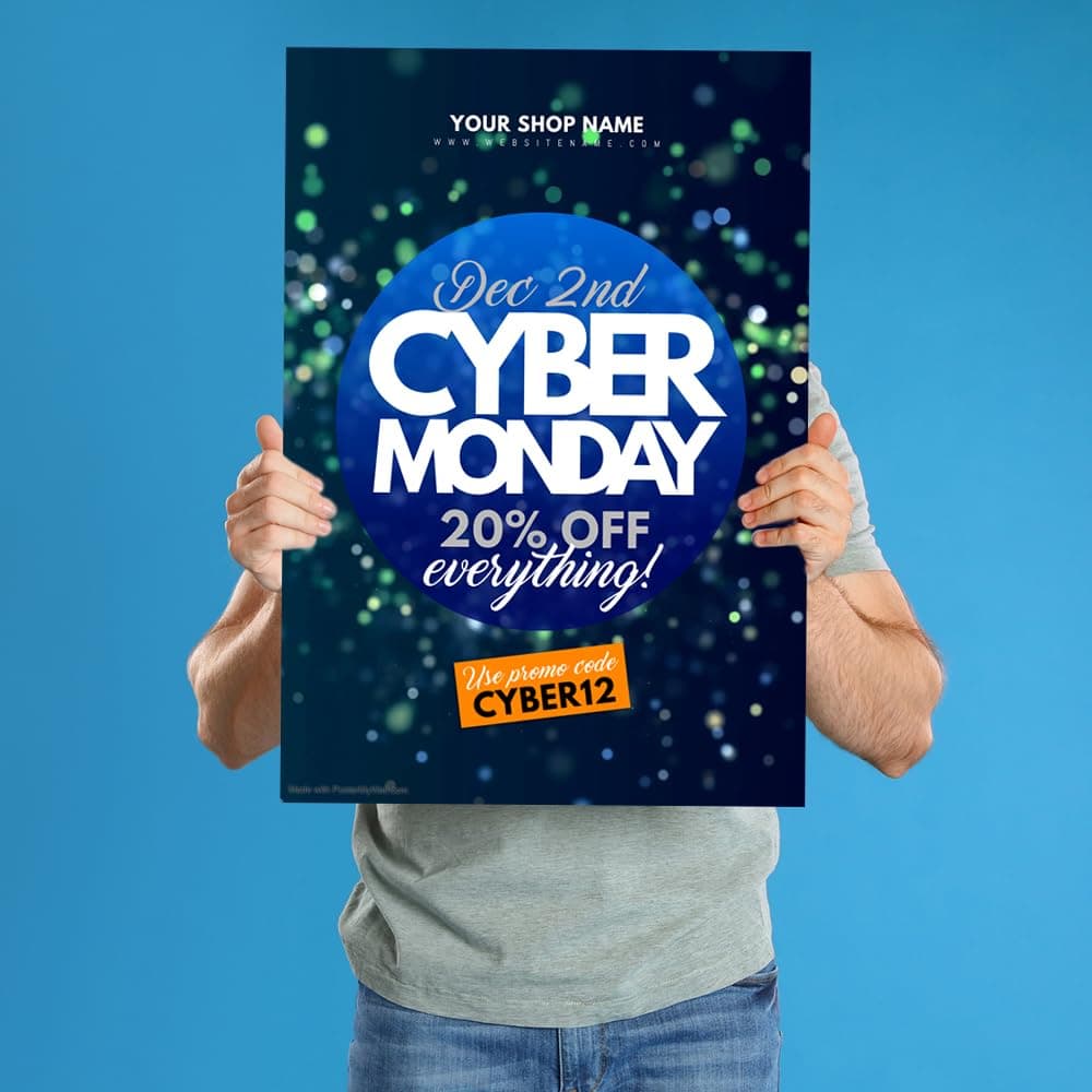 SwiftprintUK Custom Poster Print - Personalised Poster for Business Ads - Make Your Own Poster for Home & Office Decor - A0 A1 A2 A3 A4 Sizes - Premium 200gsm Photo Artwork Printing (A0-841x1189mm) — view 5