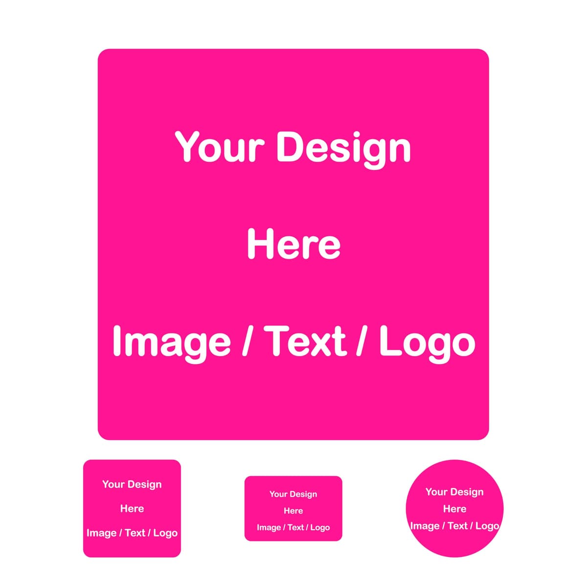 Customized Labels for Business - Customized Stickers for Business – PP Vinyl or Paper – Glossy/Matte – Multiple Shapes – Upload Logo, Text, Image – Die Cut by Riana Touche Inc. (Rectangular) — view 3