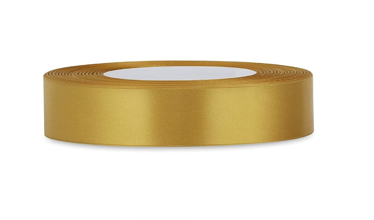 Satin Ribbon. 38mm Wide 5 Meters (Dark Green) Gift Wrap Ribbon, Ribbons for Gift Wrapping, Christmas Ribbon, Gift Wrapping Ribbon for Crafting, Wedding Party Decor — view 100