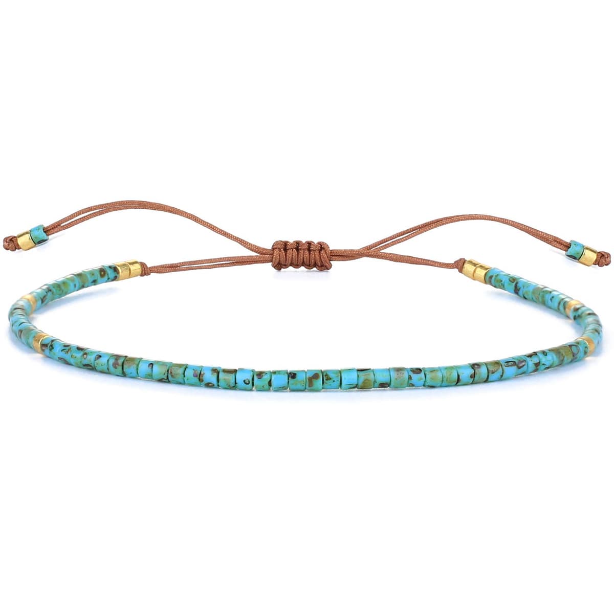 KELITCH Pulseras Amistad con Cuentas Concha Cristal Color Bohemio Pulsera Hecha A Mano Brazaletes Joyería para Mujer — view 19