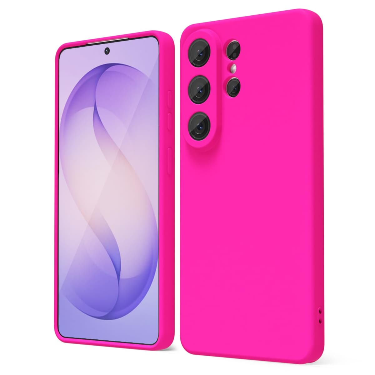 oakxco for Samsung Galaxy S23 Phone Case Liquid Silicone,Cute Thin Slim Soft Rubber TPU Plain Smooth Gel Cover for Women Girl Aesthetic Design, Matte Solid Protective & Shockproof, Burgundy Plum Wine — view 355