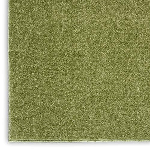 Nourison Essentials Indoor/Outdoor Green 3' x 5' Area Rug, Easy Cleaning, Non Shedding, Bed Room, Living Room, Dining Room, Backyard, Deck, Patio (3x5) — view 5