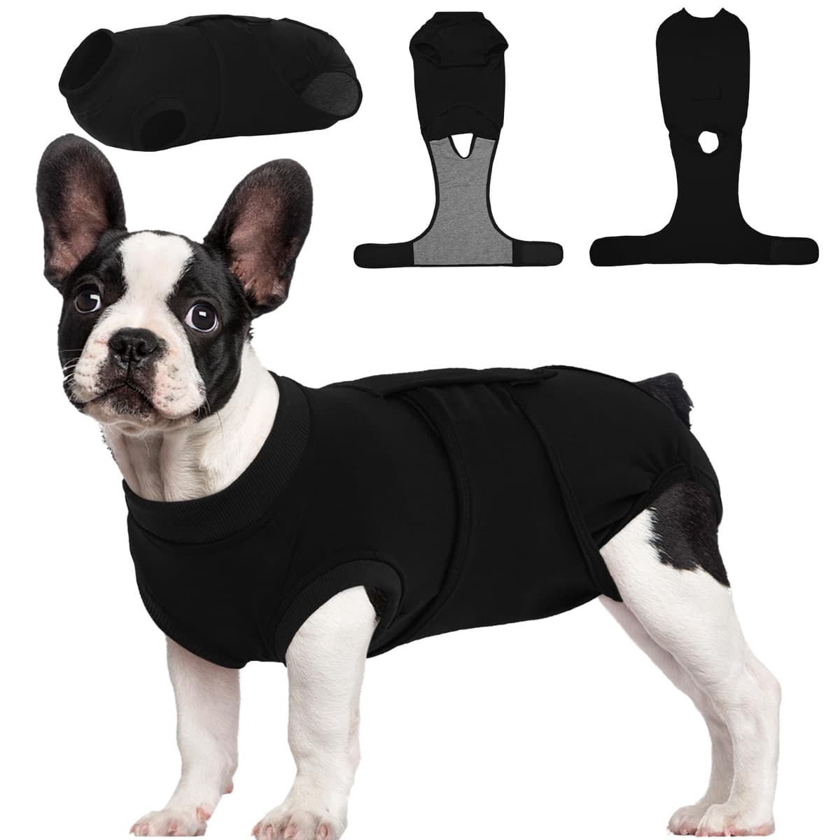Kuoser Traje de recuperación de Perro para Hombre/Mujer, Camiseta para Cachorros después de la cirugía, Alternativa de Cuello electrónico para Mascotas pequeño, Mediano y Grande — view 39