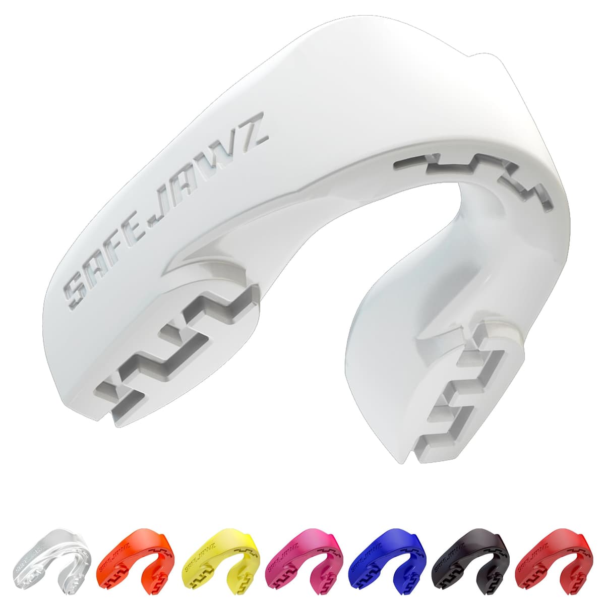 SAFEJAWZ Protector bucal Adultos y niños para Todos los Deportes de Contacto, incluidos Rugby, MMA, Artes Marciales de Kickboxing, Judo, Hockey y Boxeo — view 11