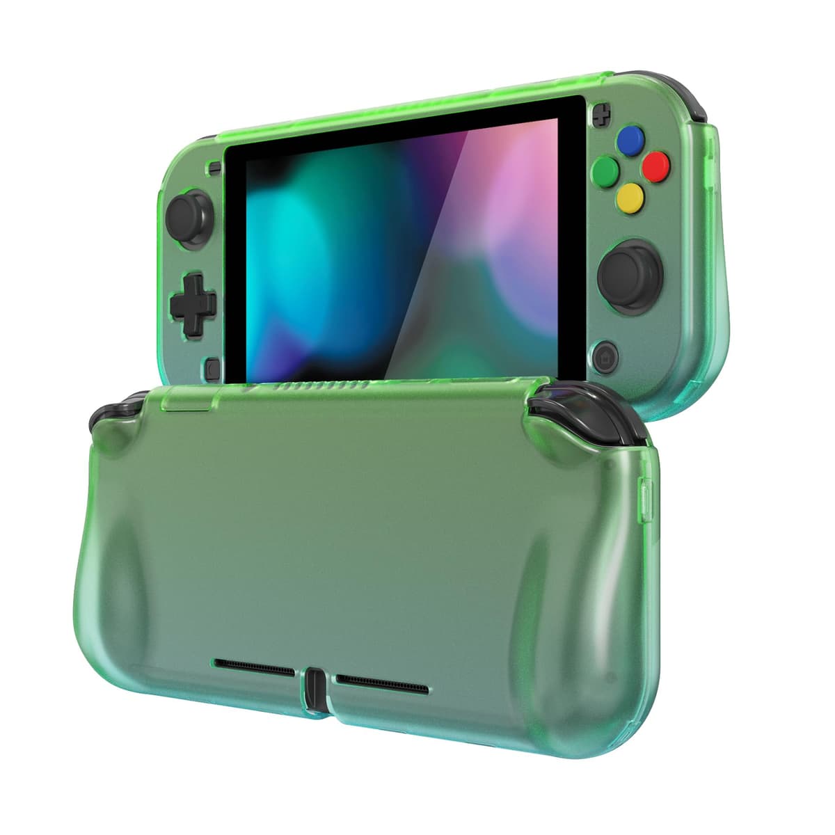 playvital ZealProtect Protective Case for Nintendo Switch Lite, Hard Shell Grip Cover for Nintendo Switch Lite w/Screen Protector & Thumb Grip Caps & Button Caps - Antique Yellow — view 81