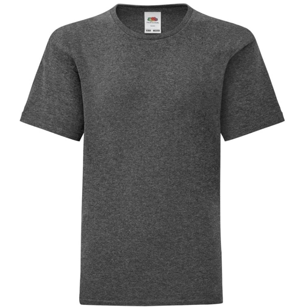 Fruit of the Loom Childrens/Kids Original Short Sleeve T-Shirt 9-11 Years Red — view 2