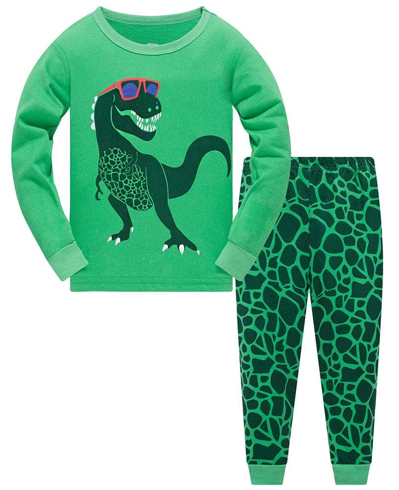 TEDD Boys Pyjamas Dinosaur Nightwear Cotton Toddler Clothes Kids Sleepwear Long Sleeve Christmas Pjs Sets 2 Piece Outfit Xmas Gift 1-12 Years — view 18