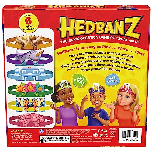 Spin Master Games Hedbanz Picture Guessing Game for Family Game Night — view 8