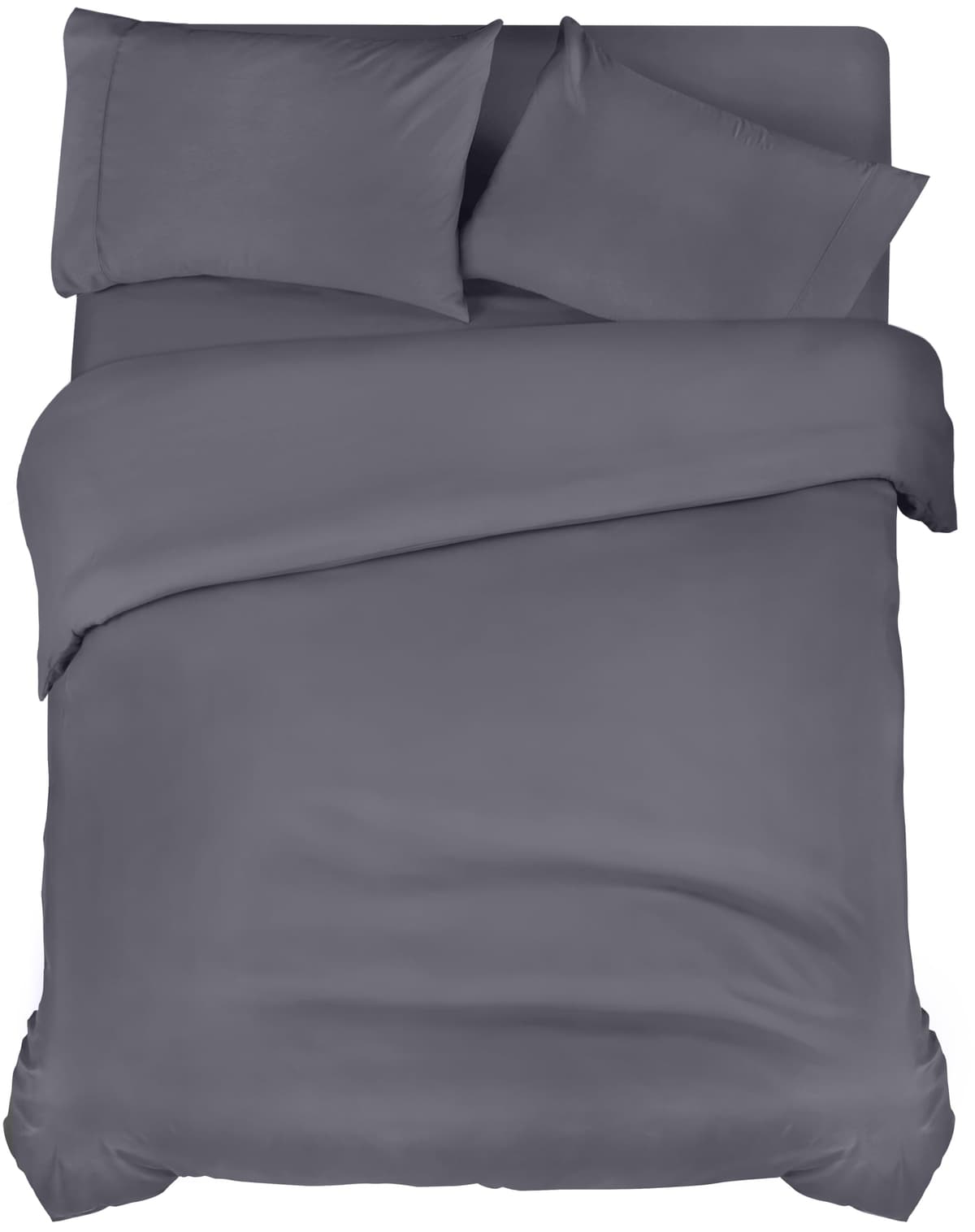 Utopia Bedding 3 Piece Single Bedding Set - Duvet Cover, Fitted Sheet with Pillow case - Soft Brushed Microfiber (Grey) — view 55