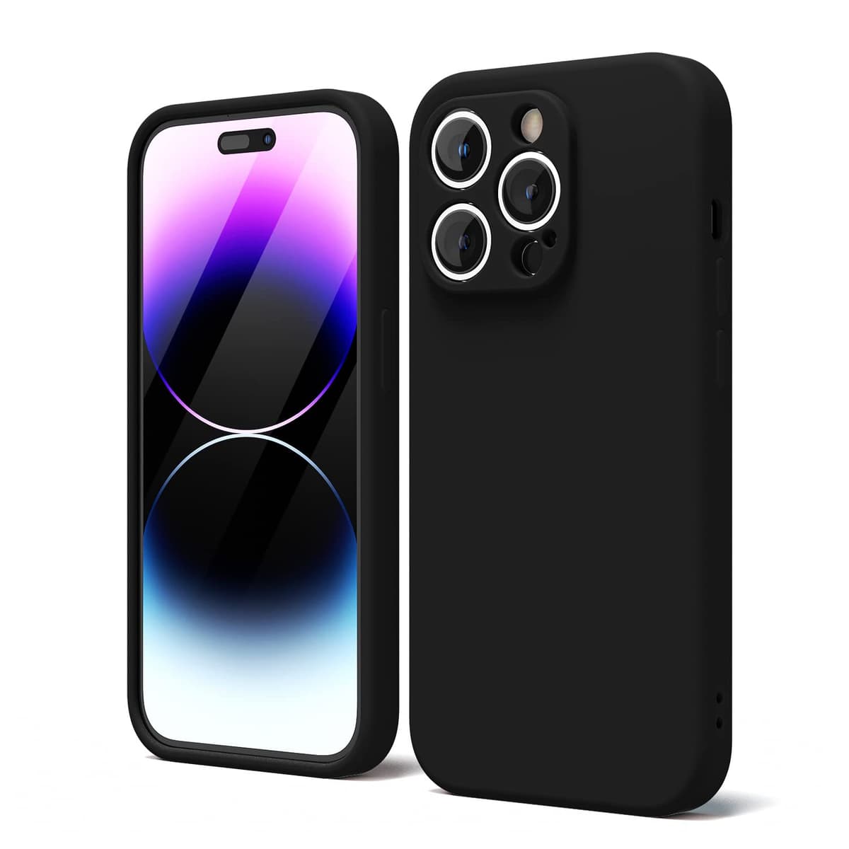 oakxco for iPhone 17 Pro Max Phone Case Liquid Silicone, Cute Thin Slim Grip Soft Rubber Gel for Women Men, Smooth Matte TPU Plain Solid Color Girly Simple Case with Camera Cover, Light Pink — view 741