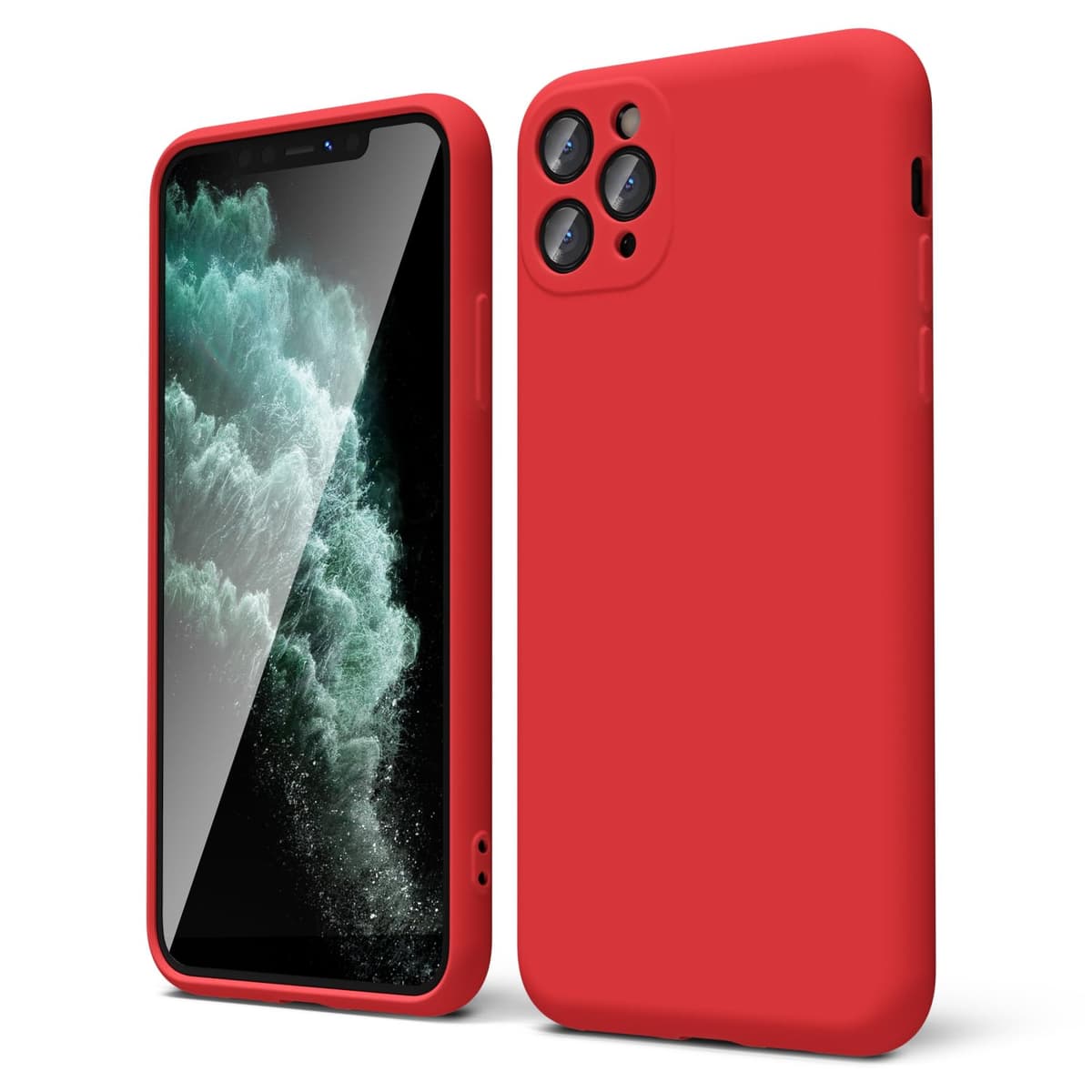 oakxco for iPhone 17 Pro Max Phone Case Liquid Silicone, Cute Thin Slim Grip Soft Rubber Gel for Women Men, Smooth Matte TPU Plain Solid Color Girly Simple Case with Camera Cover, Light Pink — view 1487