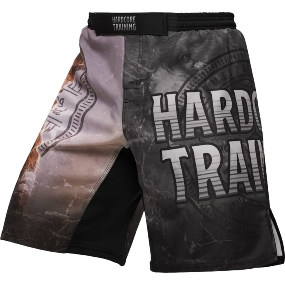 Hardcore Training Fight Shorts Hombre Pantalones Cortos MMA BJJ Boxeo Grappling Fitness No Gi — view 3