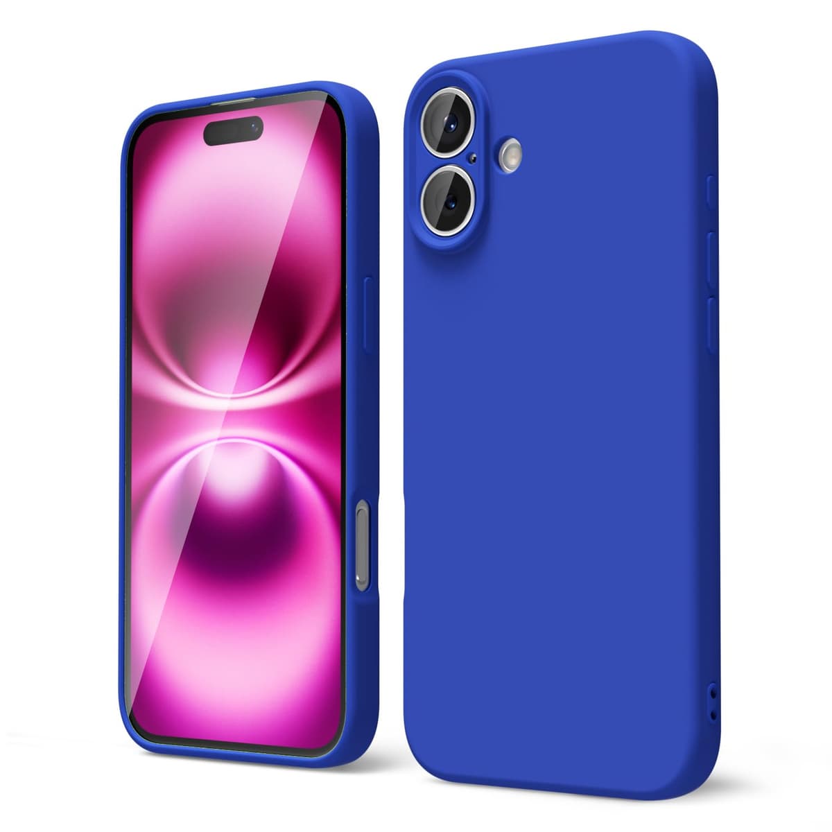 oakxco for iPhone 17 Pro Max Phone Case Liquid Silicone, Cute Thin Slim Grip Soft Rubber Gel for Women Men, Smooth Matte TPU Plain Solid Color Girly Simple Case with Camera Cover, Light Pink — view 1176
