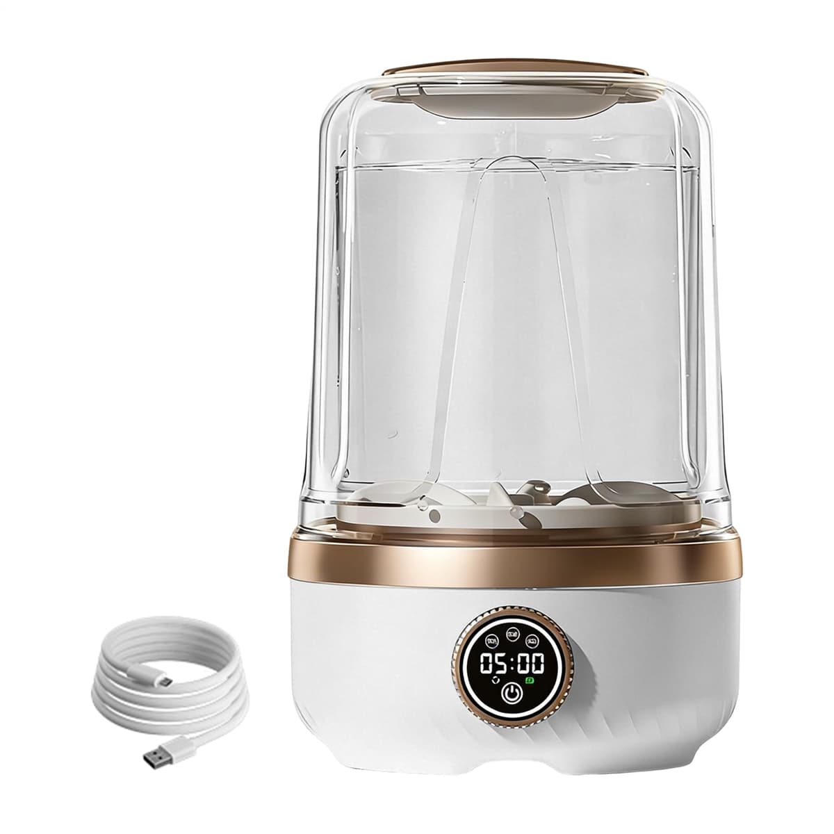 Portátil,a USB para Ropa Interior con 3 Velocidades - 2 Litros Inalámbrico Máquina De Lavar Calcetines,Para Calcetines Tejidos Delicados Toallas Sostenes Apartamento Viaje Hogar Dormitorio