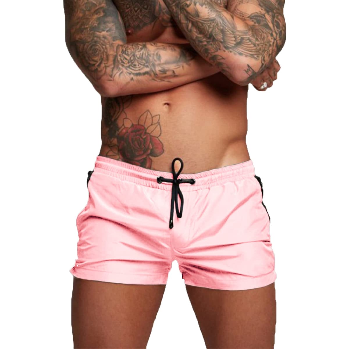 EDOTON Bañador para Hombre, Pantalones Cortos Impermeables Pantalones Cortos de Surf Pantalones de Natación — view 22