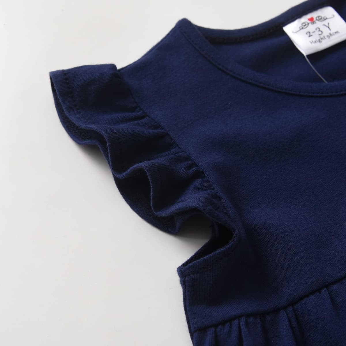 VIKITA Niñas Vestidos Algodón Animal Bordado Manga Larga Vestido para Niños — view 3