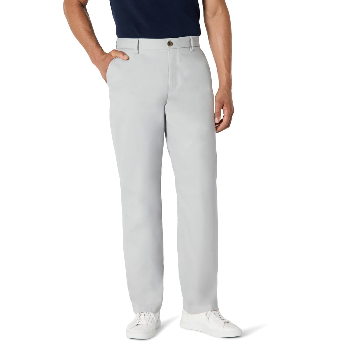 Amazon Essentials Men's Classic-Fit Wrinkle-Resistant Flat-Front Chino Trousers (Available in Big and Tall) — view 18