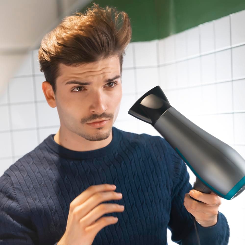 Cecotec Secador de Pelo Iónico Bamba IoniCare 5200 Aura Black. 2300W, Concentrador y Difusor, Cabello Sin Encrespamiento, Motor DC, Ion Real, Gran Caudal de Aire, 2 Velocidades y 3 Temperaturas — view 5