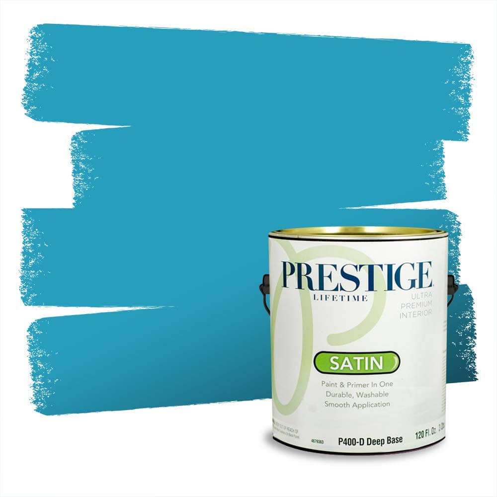 PRESTIGE Paints Interior Paint and Primer In One, 1-Gallon, Semi-Gloss, Comparable Match of Valspar* Dewdrop* — view 190