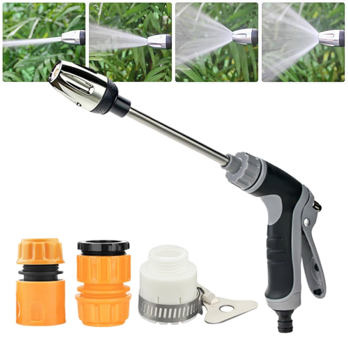 Aquoxis Pressure Washer, Pressure Power Washer, Hose Nozzle, Quick and Easy Installation, 360° Rotating, Adjustable Nozzle Cleaning Sprayer for Patio, Car, Driveway, Deck & Outdoor Surfaces