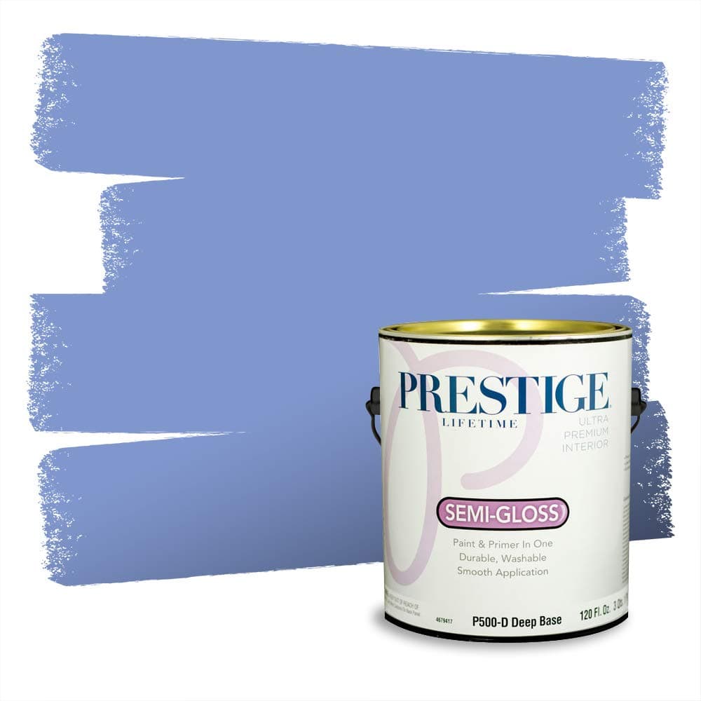 PRESTIGE Paints Interior Paint and Primer In One, 1-Gallon, Semi-Gloss, Comparable Match of Valspar* Dewdrop* — view 406