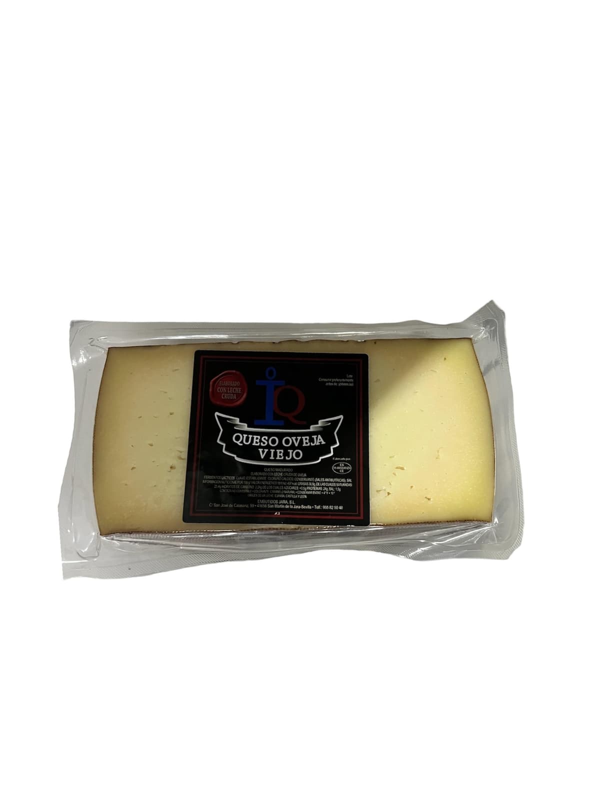 Queso Curado de Oveja Viejo Artesano: La Maestría de la Maduración Emerge en Cada Rebanada, una Celebración de Tradición y Sabor en Cada Exquisito Trozo. (1/2 QUESO 1.5KG APROX) — view 4