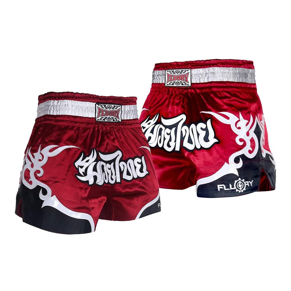 FLUORY Muay Thai Shorts, MMA Fight Shorts Ropa de Entrenamiento Jaula Lucha Grappling Artes Marciales Kickboxing Shorts Ropa — view 21