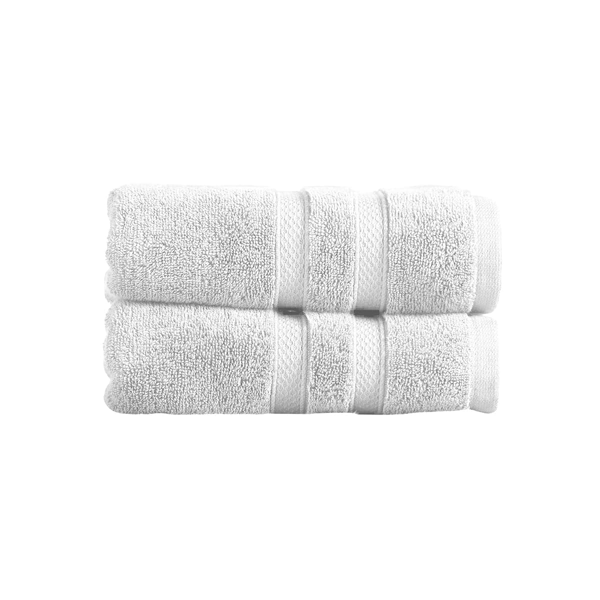 Christy Chroma Bath Towels | Set of 2 | Highly Absorbent Heavyweight 675GSM | Bold and Bright | Soft Velvety Smooth Bathroom Shower Towels | 100% Cotton | Sustainably Made | Ash Grey — view 101