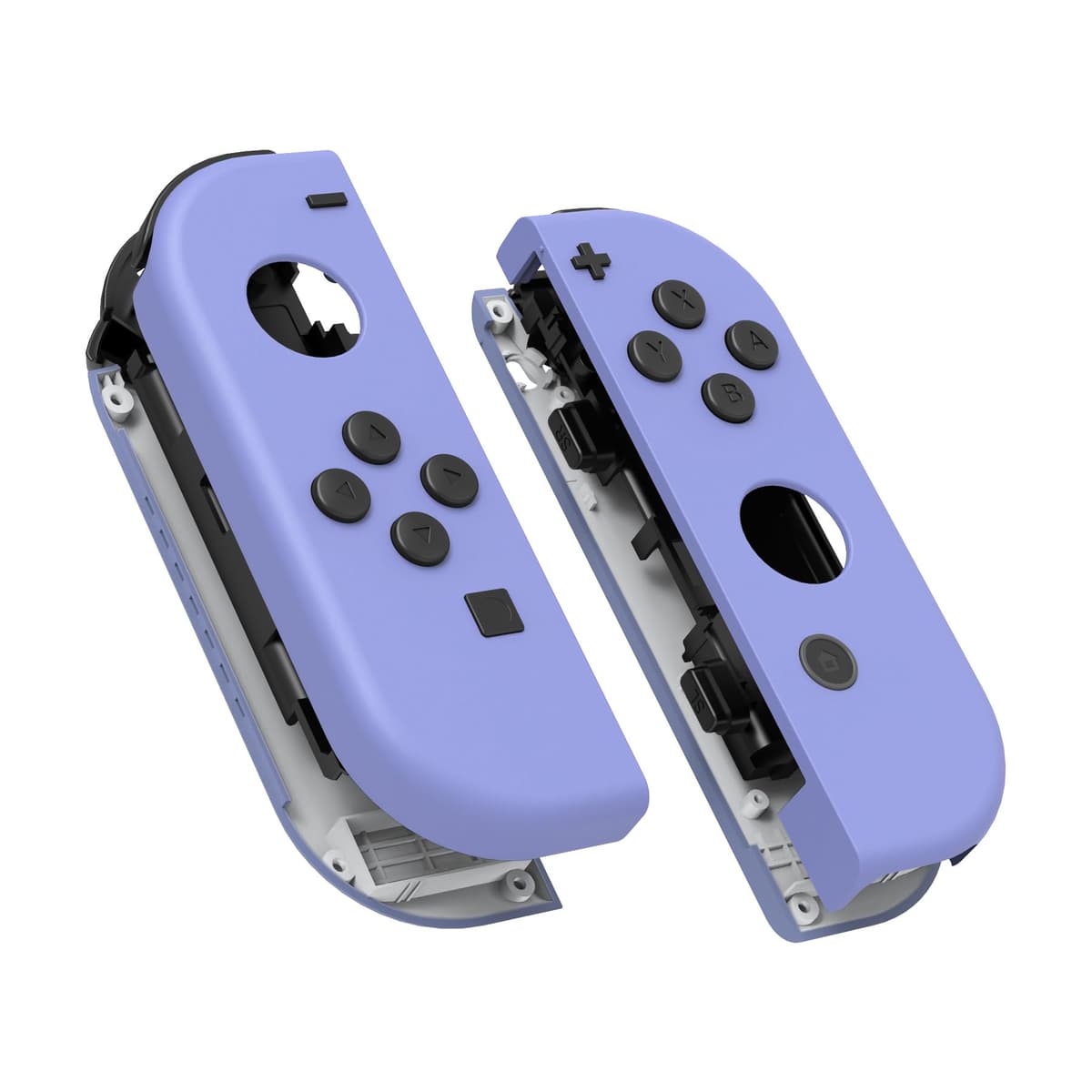 eXtremeRate Carcasa Joycon para Nintendo Switch & OLED Funda de Agarre Reemplazo Shell con Botones para Nintendo Switch Joycons OLED No Incluye Carcasa de Consola(Rojo Esmerilado) — view 29