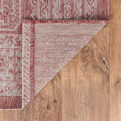 Keen Home Design Terrace Outdoor Area Rug - 5x8 Washable Indoor/Outdoor Rug for Patio, Kitchen, Balcony, Beach, Garden, Deck and Porch, Size: 5'3"x7'7" — view 5