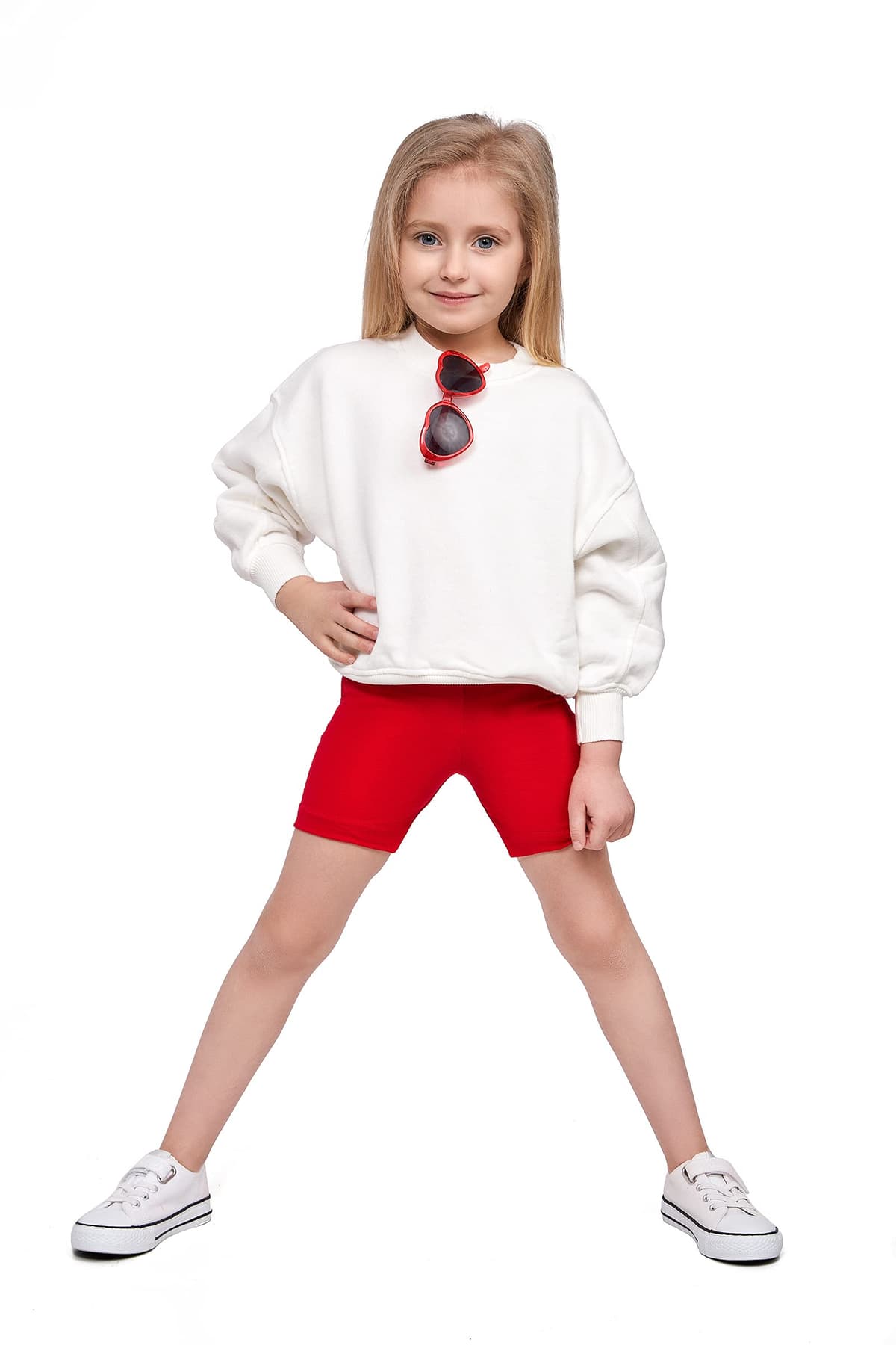 SOFTSAIL Girls Leggings Cycling Shorts Short Cotton Sport Dancing Gymnastic Breathable Comfy Stretchable