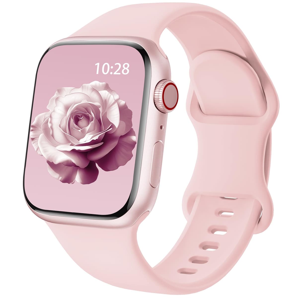Patented Upgraded Silicone Strap Compatible with Apple Watch Straps 38mm 40mm 41mm 42mm(Series 10) for Women Men,Soft and Breathable Sport Watch Bands for iWatch Series 10 9 8 7 6 5 4 3 2 1 SE — view 44
