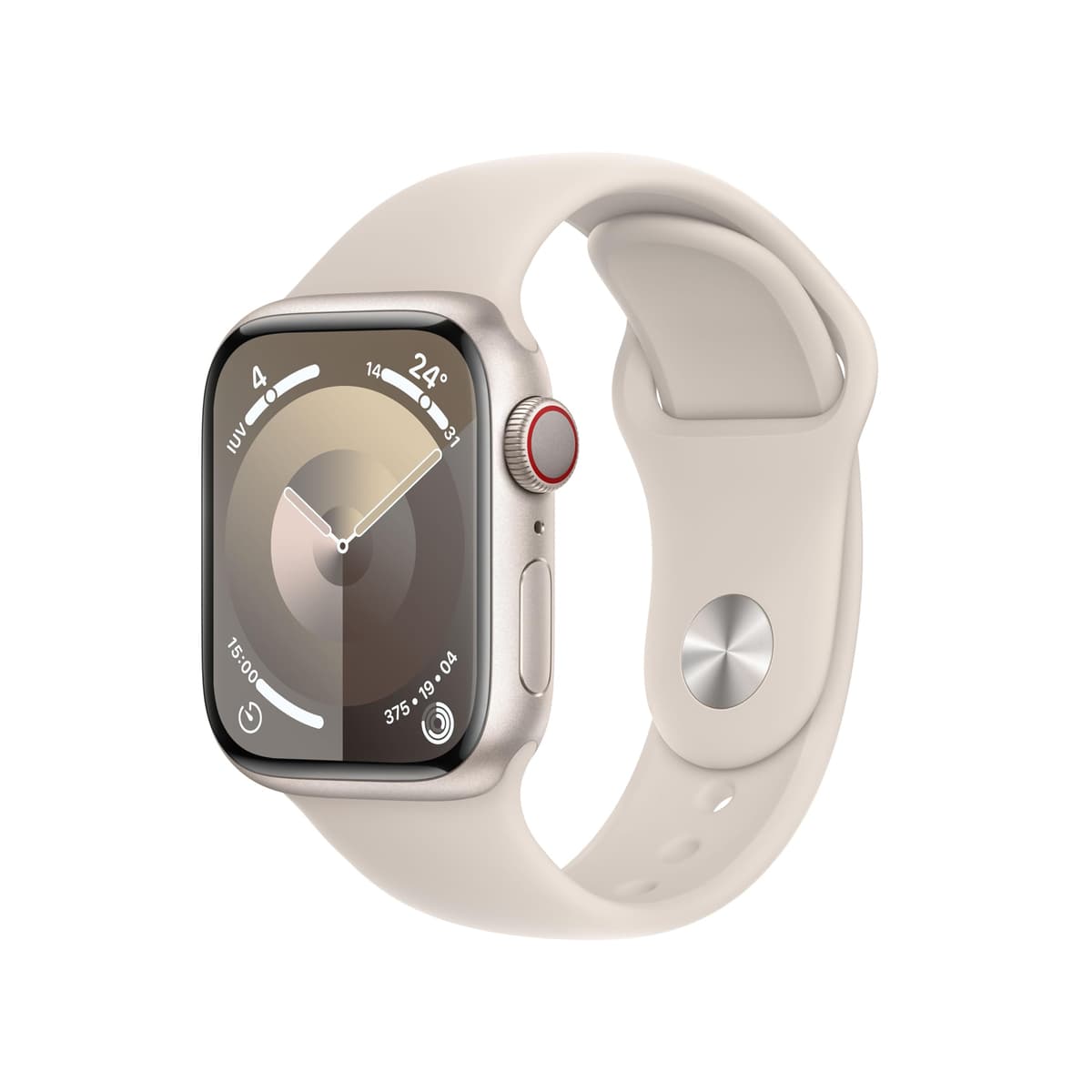Apple Watch Series 9 [GPS + Cellular] Smartwatch con Caja de Aluminio en Plata de 41 mm y Correa Loop Deportiva Azul Invierno. Monitor de entreno, App Oxígeno en Sangre, Neutro en Carbono — view 14