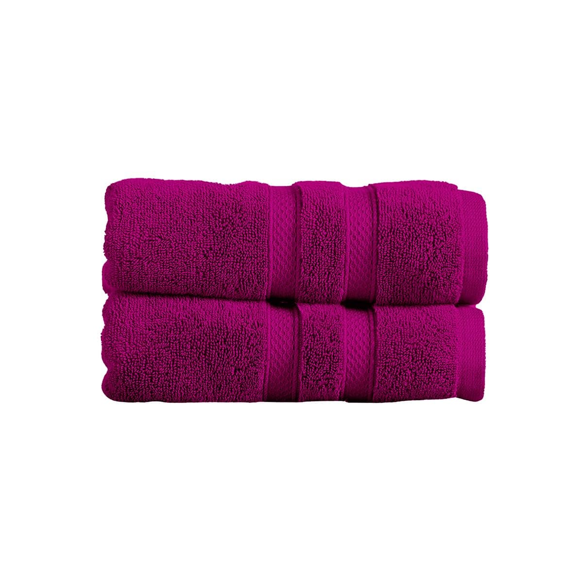 Christy Chroma Bath Towels | Set of 2 | Highly Absorbent Heavyweight 675GSM | Bold and Bright | Soft Velvety Smooth Bathroom Shower Towels | 100% Cotton | Sustainably Made | Ash Grey — view 113