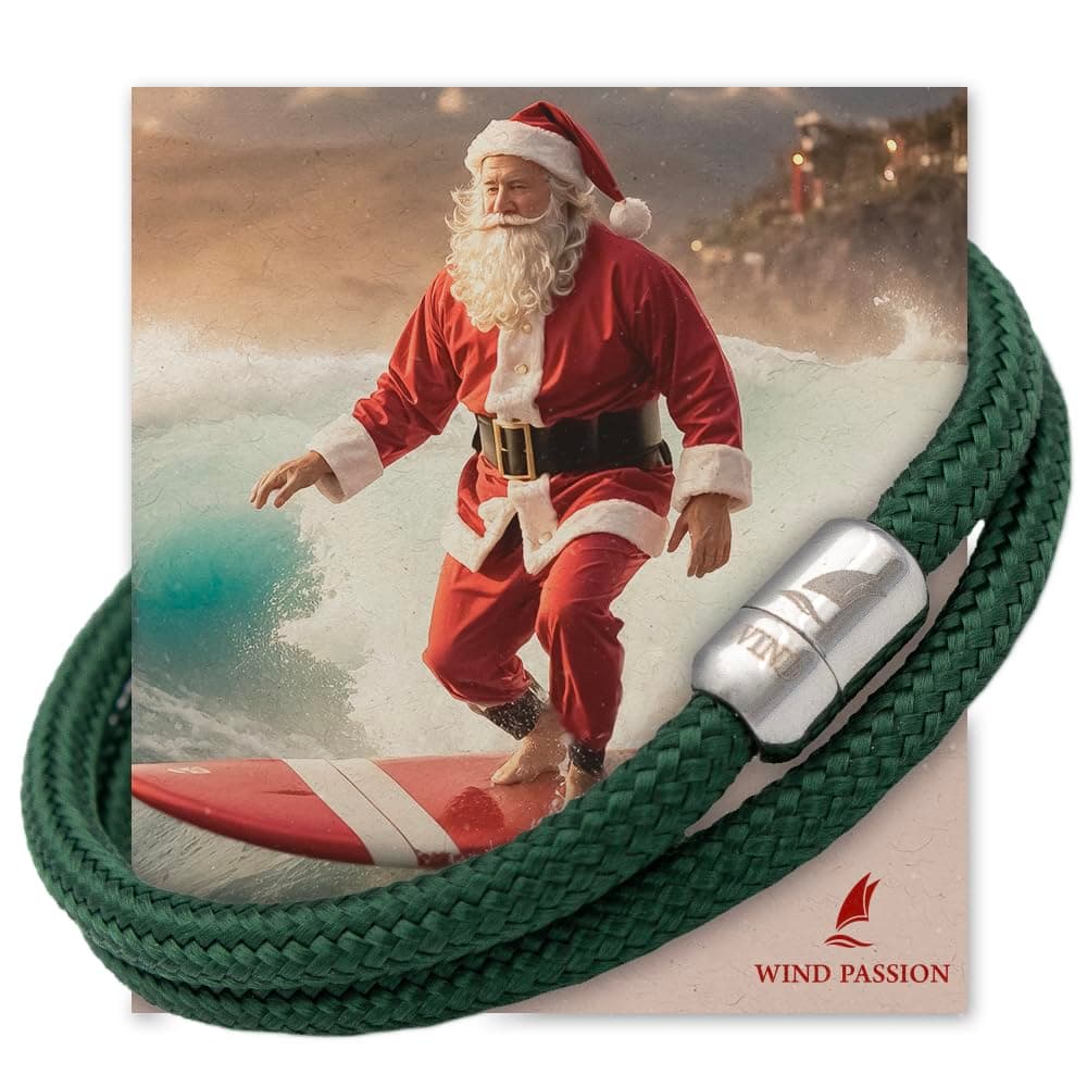 Wind Passion - Pulsera Magnética Paracord para Hombre y Mujer - Cuerda Náutica Hecha a Mano - Cordón Surfera de Verano - Regalo Navidad — view 35