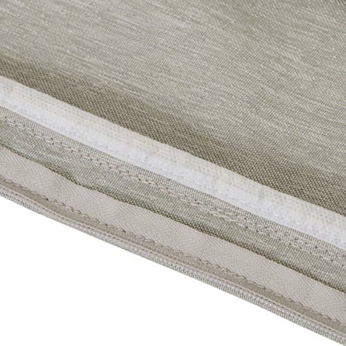 Classic Accessories 60-078-011001-RT Montlake Patio Seat Cushion Slip Cover, Heather Grey, 25" x 27" x 5" Thick — view 7