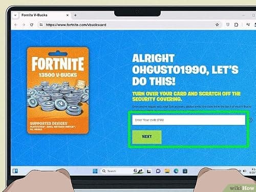 Fortnite 1000 V-Bucks Gift Card Code Only (NO CD/DVD) — view 5