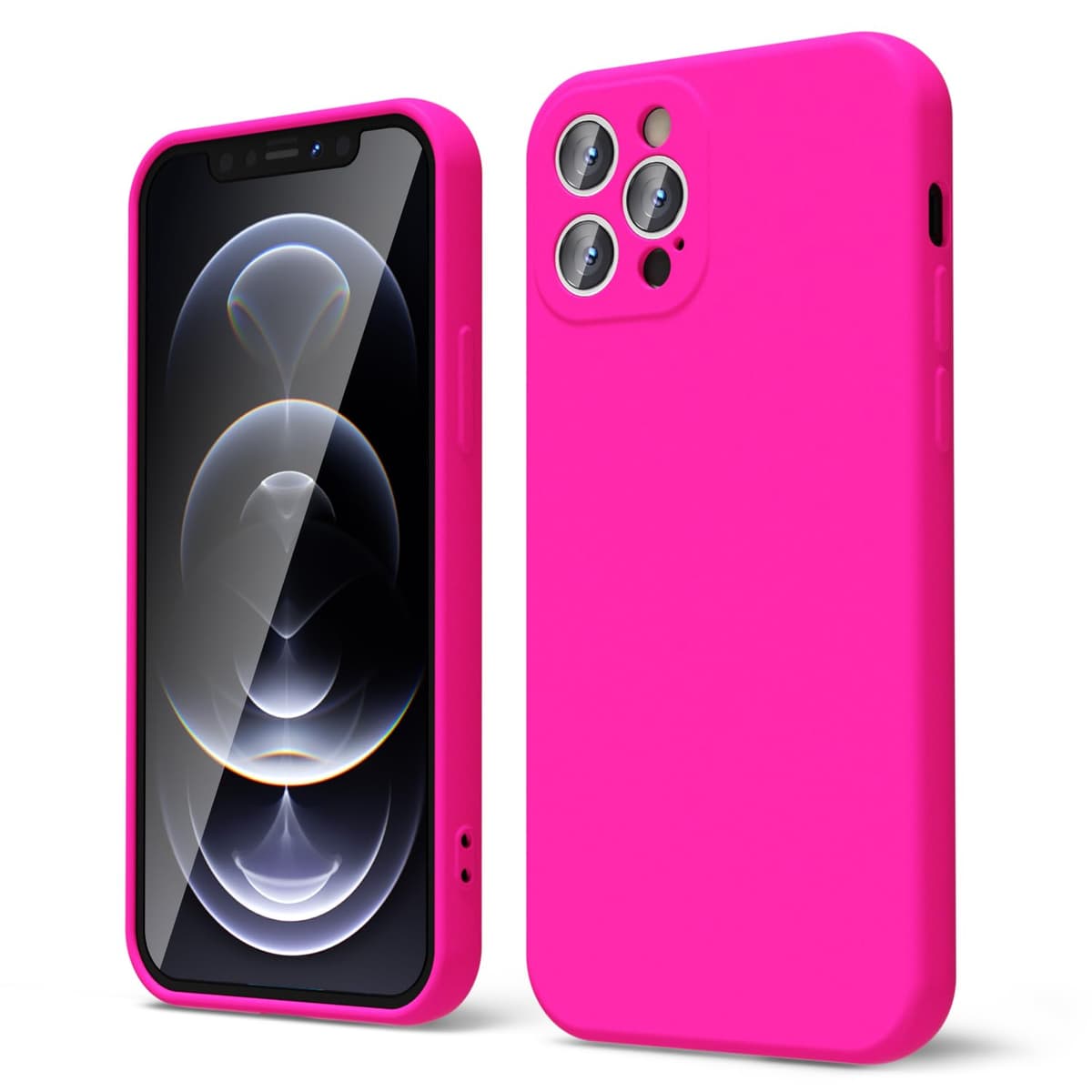 oakxco for iPhone 17 Pro Max Phone Case Liquid Silicone, Cute Thin Slim Grip Soft Rubber Gel for Women Men, Smooth Matte TPU Plain Solid Color Girly Simple Case with Camera Cover, Light Pink — view 1161