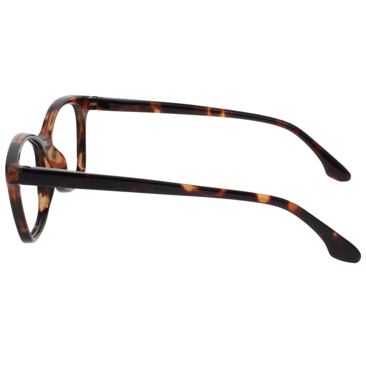 OPULIZE KAT Reading Glasses - Stylish Cat's Eye Frame - Men and Women - Spring Hinges, 2 Pack - Black / Tortoise Brown — view 6