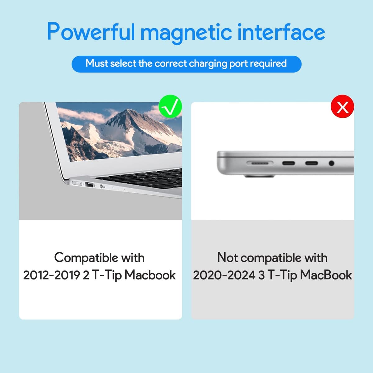 NSPENCM 85W Mac Book Pro Charger, Replacement AC 85w 2T-Tip Connector Power Adapter,Laptop Charger Compatible with MacBook pr — view 4