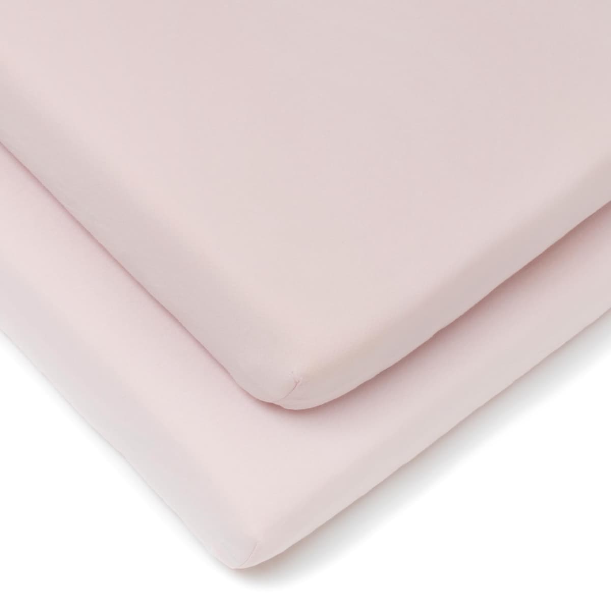 Clair de Lune 2 Pack Fitted Jersey Cotton Cot Sheets 60 x 120 cm (White) — view 7