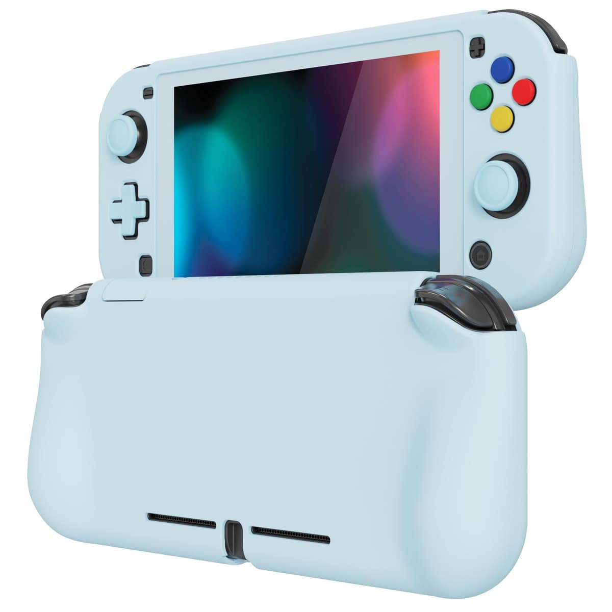 playvital ZealProtect Protective Case for Nintendo Switch Lite, Hard Shell Grip Cover for Nintendo Switch Lite w/Screen Protector & Thumb Grip Caps & Button Caps - Antique Yellow — view 47
