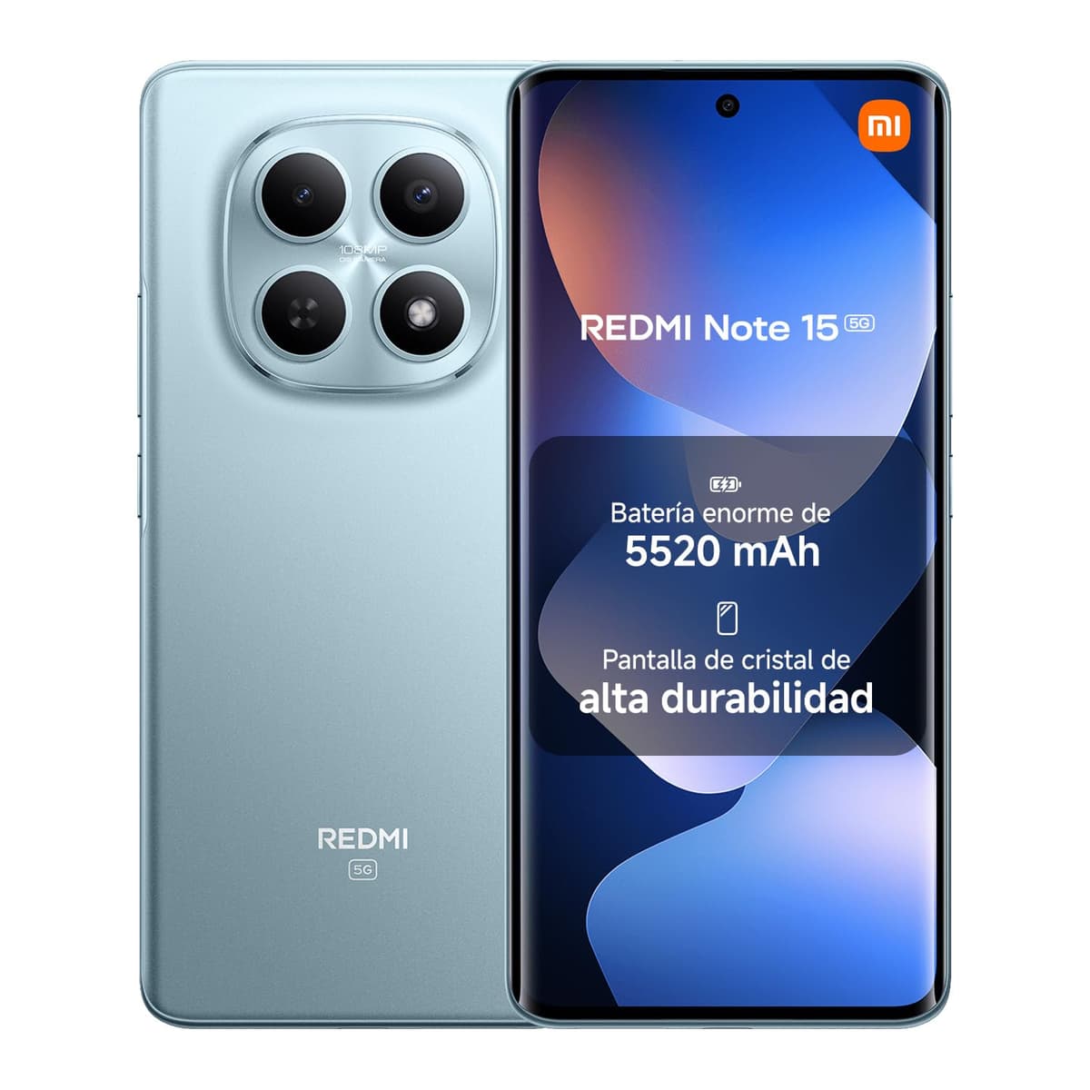 XIAOMI REDMI Note 15 - Smartphone de 8+256GB, Pantalla AMOLED FHD+ de 6,77", MediaTek Helio G100-Ultra, cámara de 108MP, batería de 6000 mAh, Cargador no Incluido, Azul Glaciar (Versión ES) — view 28