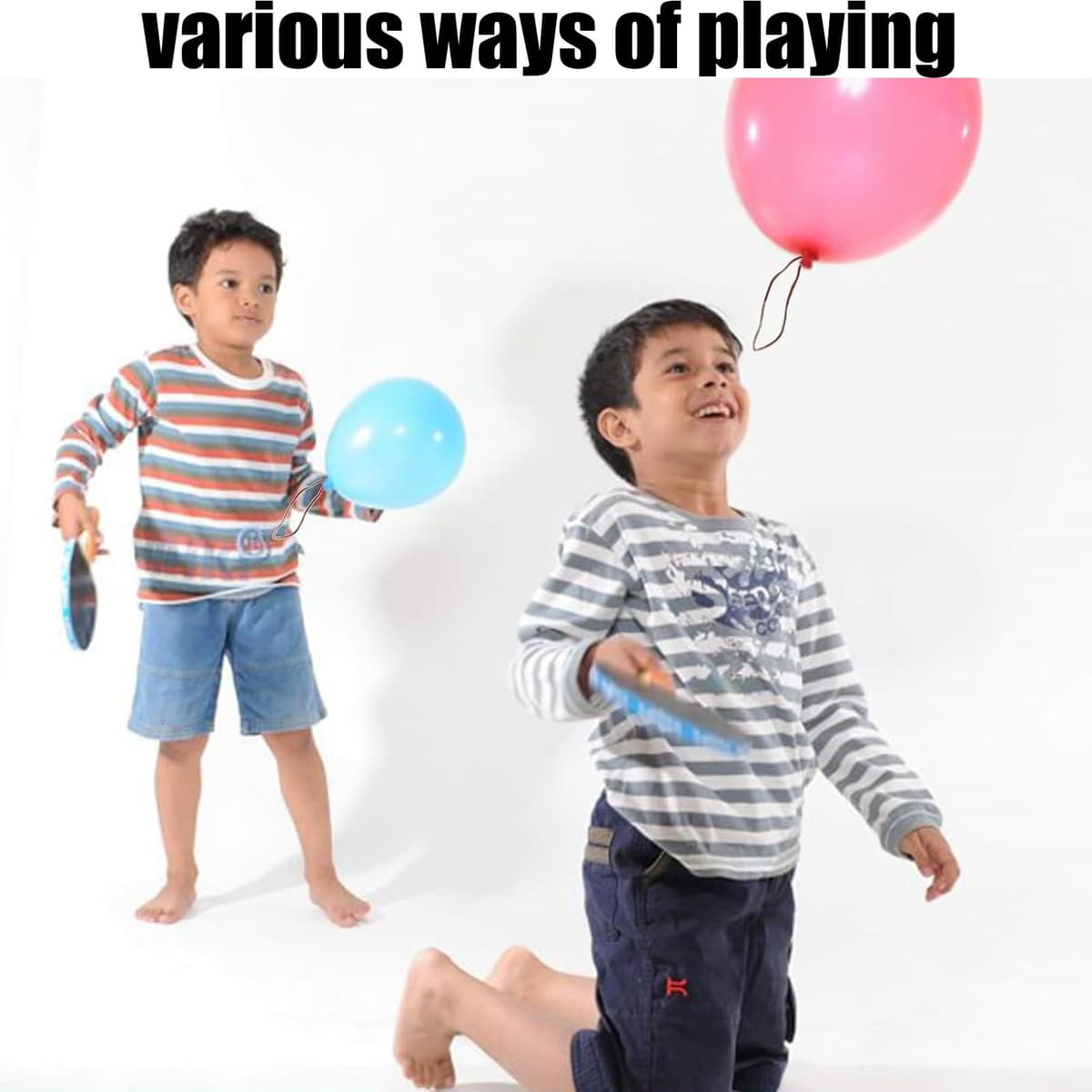 50PCS Punch Balloons for Party Bags - Giant Balloons for Kids, Punch Balloons Indoor/Outdoor Games, 7 Colours (Orange/Blue/Pink/Green/Red/Purple/Yellow), High Quality & Reusable — view 5