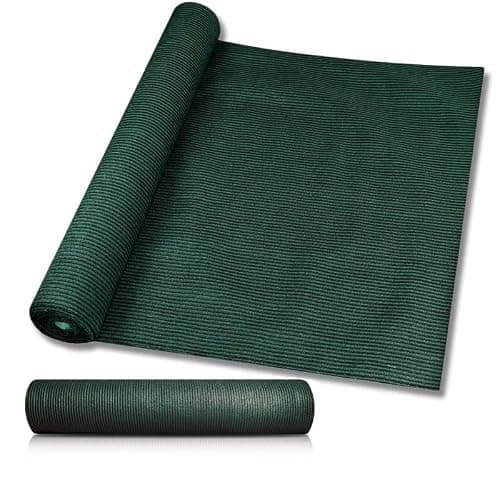 Windscreen4less 6'x25' Sun Shade Fabric Roll Shade Cloth Cover Wind Screen UV Block for Outdoor Pergola Patio Backyard Garden Greenhouse, Green
